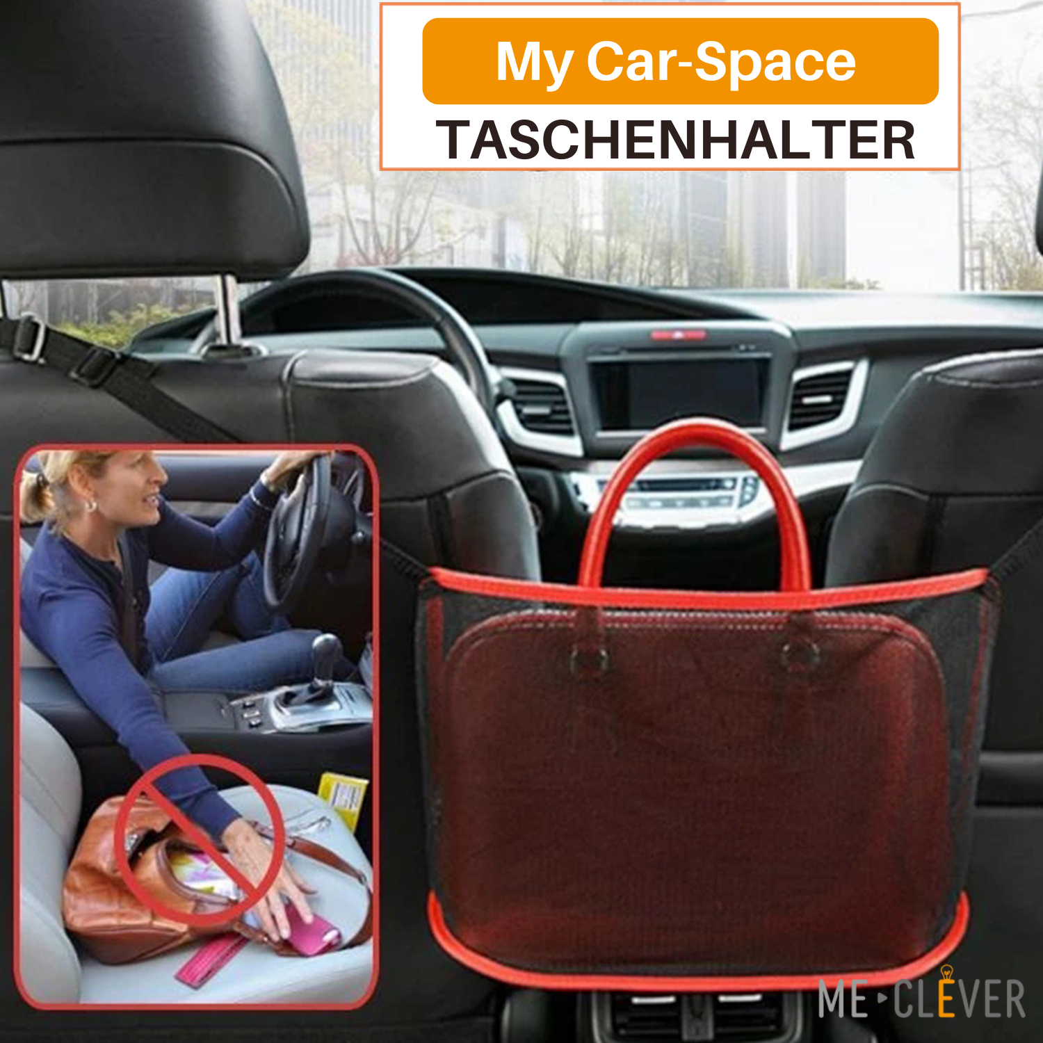 My Car-Space Taschenhalter - griffsicher für eine sichere Fahrt